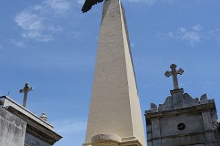29 Domingo Faustino Sarmiento President Of Argentina 1868-74 Obelisk With A Condor And Iron Bas Relief Recoleta Cemetery Buenos Aires